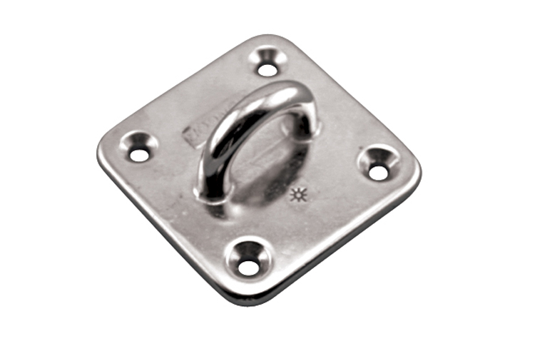 Stainless Steel Heavy Duty Square Pad Eye, S3704-0000
